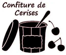 Confiture cerise 13x15