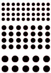 Pois 3 tailles 17x25