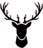 Tête de Cerf 18x21cm