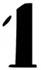 Chiffre Factory 1 de 8cm