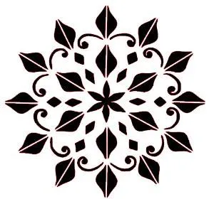 Mandala 15 x 15 cm
