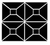 Pochoir Pyramide 16x19cm