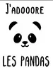 pochoir Panda 10x15cm