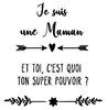 pochoir Super pouvoir 29x20cm