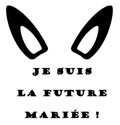 Future mariée 15x15cm