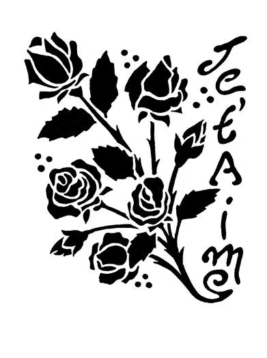 Roses je t'aime 10x15cm