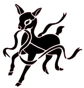 Biche 11x11cm