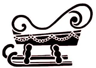 Luge 13x10cm