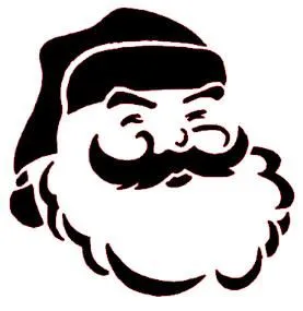 Père Noel 10x10cm