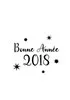 pochoir "bonne année 2018" 22x15cm