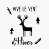 pochoir "Vive le vent" 20x20cm