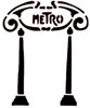 Métro 2 12x10 cm