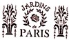 Jardins de Paris 29 x 18 cm